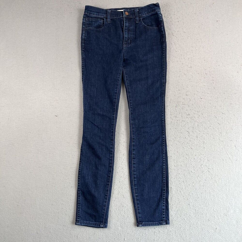 Madewell 10” High Riser Skinny Skinny Dark Wash Blue Denim Jeans‎ Mens Size 26
